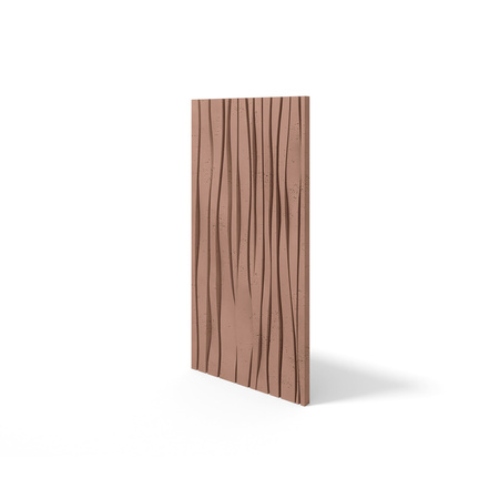 Płyta betonowa na ścianę 3D PB03 1000x500x32, brudny róż CL07, beton architektoniczny
