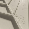 Płyta betonowa na ścianę 3D PB45 1188x600x25, kość słoniowa KS, beton architektoniczny