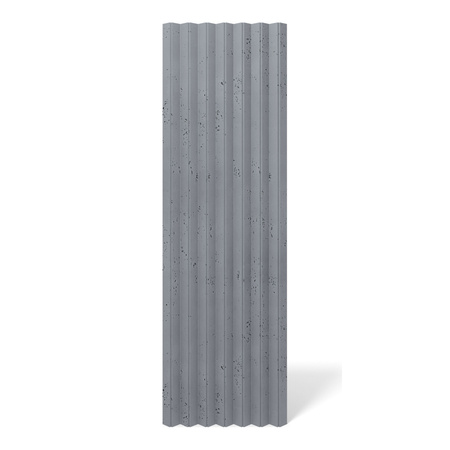 Płyta betonowa na ścianę 3D PB65 1350x480x32, antracytowy B08, beton architektoniczny