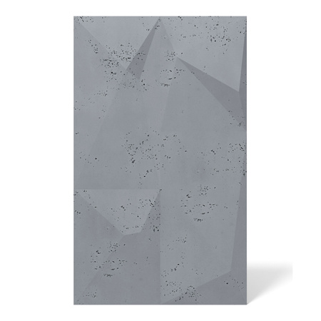 Płyta betonowa na ścianę 3D PB07 1200x600x45, antracytowy B08, beton architektoniczny