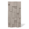Płyta betonowa na ścianę 3D PB11 1200x600x40, szarobeżowy CL05; wzór A, beton architektoniczny
