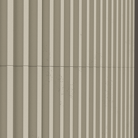 Płyta betonowa na ścianę 3D PB41 1350x380x44, kość słoniowa KS, beton architektoniczny