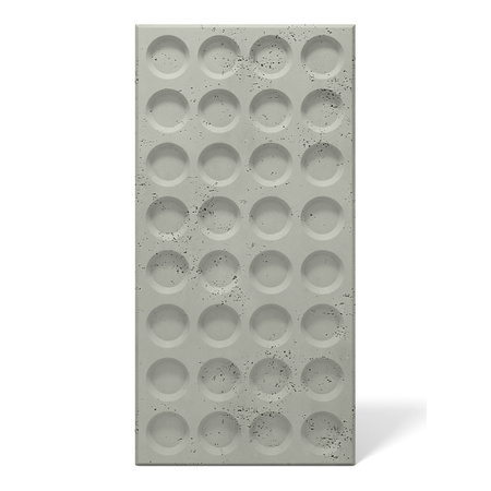 Płyta betonowa na ścianę 3D PB28 1200x600x30, zgaszona zieleń CL09, beton architektoniczny