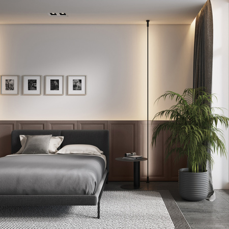 Płyta betonowa na ścianę 3D PB33A 1200x600x30, czekoladowy CL02; wzór A, beton architektoniczny