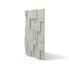 Płyta betonowa na ścianę 3D PB11 1200x600x40, pistacjowy CL08; wzór A, beton architektoniczny