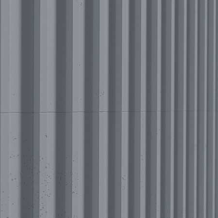 Płyta betonowa na ścianę 3D PB40 1350x510x30, antracytowy B08, beton architektoniczny