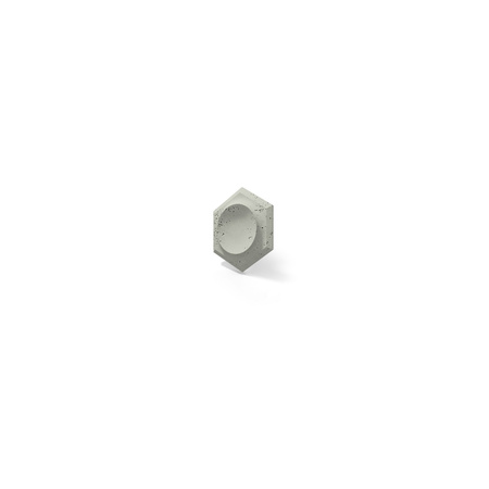 Płyta betonowa na ścianę 3D PB01D 260x300x37, zgaszona zieleń CL09, beton architektoniczny
