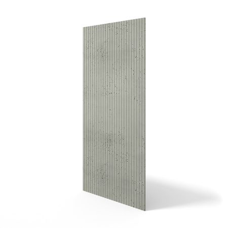Płyta betonowa na ścianę 3D PB37 1350x600x12, zgaszona zieleń CL09, beton architektoniczny