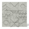 Płyta betonowa na ścianę 3D PB12 600x600x40, pistacjowy CL08, beton architektoniczny