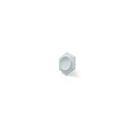 Płyta betonowa na ścianę 3D PB01D 260x300x37, jasny błękit CL06, beton architektoniczny