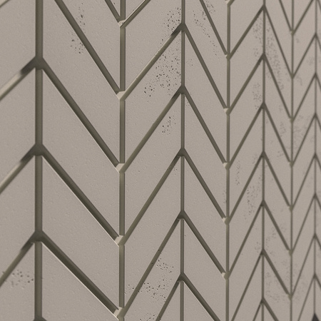 Płyta betonowa na ścianę 3D PB46 939x600x25, kaszmirowy CL04, beton architektoniczny
