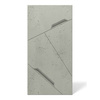 Płyta betonowa na ścianę 3D PB18 1200x600x38, zgaszona zieleń CL09, beton architektoniczny