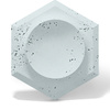 Płyta betonowa na ścianę 3D PB01D 260x300x37, jasny błękit CL06, beton architektoniczny