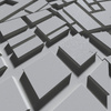 Płyta betonowa na ścianę 3D PB71D 600x600x22, szary S96; wzór D, beton architektoniczny
