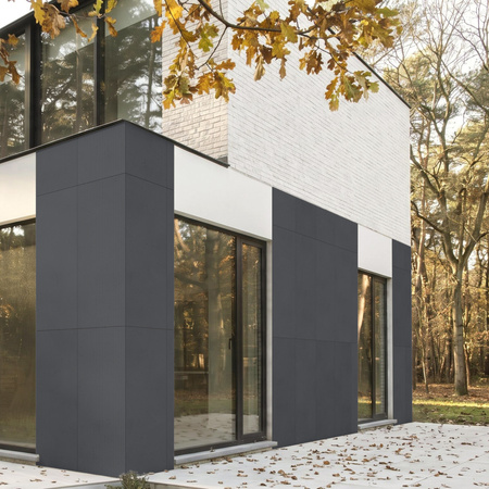 Płyta betonowa na ścianę 3D PB37 1350x600x12, czarny B15, beton architektoniczny