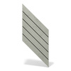 Płyta betonowa na ścianę 3D PB43 1210x500x25, zgaszona zieleń CL09, beton architektoniczny