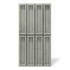 Płyta betonowa na ścianę 3D PB51 800x410x20, zgaszona zieleń CL09, beton architektoniczny