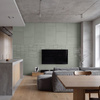 Płyta betonowa na ścianę 2D PA01 600x300x10, zgaszona zieleń CL09, beton architektoniczny