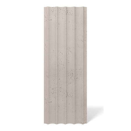 Płyta betonowa na ścianę 3D PB59 1350x500x35, kaszmirowy CL04, beton architektoniczny