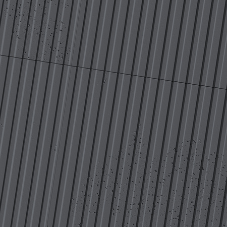 Płyta betonowa na ścianę 3D PB37 1350x600x12, czarny B15, beton architektoniczny