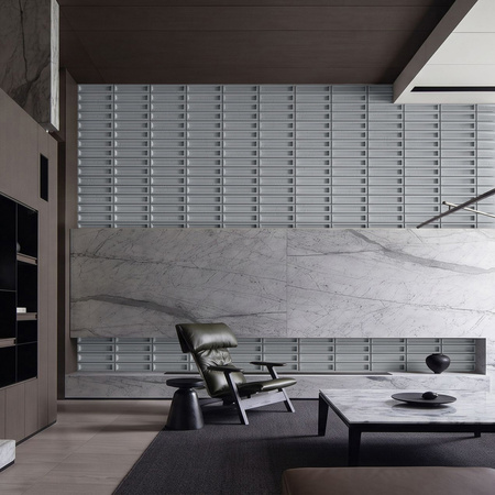 Płyta betonowa na ścianę 3D PB51 800x410x20, antracytowy B08, beton architektoniczny