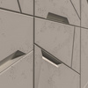 Płyta betonowa na ścianę 3D PB18B 1200x600x38, kaszmirowy CL04; wzór B, beton architektoniczny
