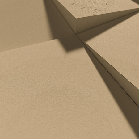 Płyta betonowa na ścianę 3D PB15 600x600x40, miodowy CL03, beton architektoniczny