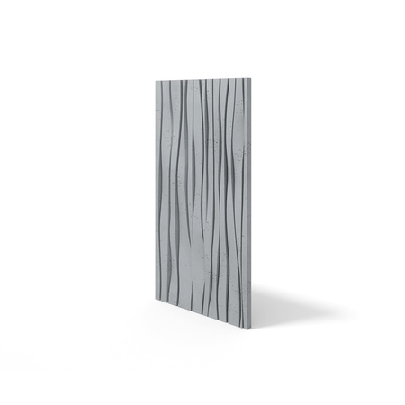 Płyta betonowa na ścianę 3D PB03 1000x500x32, szary S96, beton architektoniczny