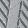 Płyta betonowa na ścianę 3D PB47 939x600x25, szary S96, beton architektoniczny