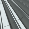 Płyta betonowa na ścianę 3D PB65 1350x480x32, jasny błękit CL06, beton architektoniczny