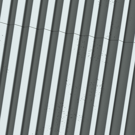 Płyta betonowa na ścianę 3D PB64 1350x480x30, jasny błękit CL06, beton architektoniczny