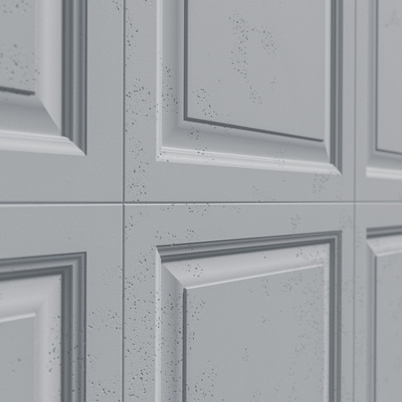 Płyta betonowa na ścianę 3D PB33A 1200x600x30, szary S96; wzór A, beton architektoniczny