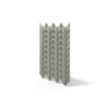 Płyta betonowa na ścianę 3D PB49 935x600x25, zgaszona zieleń CL09, beton architektoniczny
