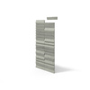 Płyta betonowa na ścianę 3D PB69 5x22,6x2, zgaszona zieleń CL09, beton architektoniczny