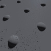 Płyta betonowa na ścianę 3D PB55 1350x600x15, czarny B15, beton architektoniczny