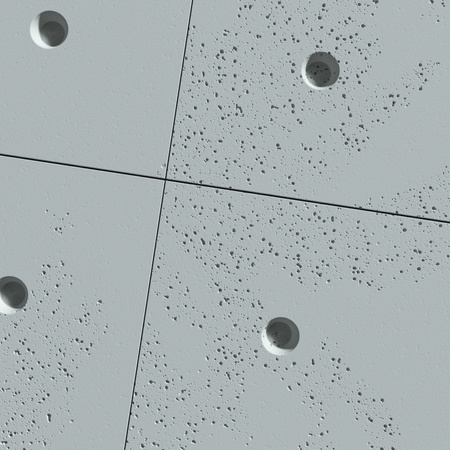 Płyta betonowa na ścianę 3D PB30 1200x600x20, jasny błękit CL06, beton architektoniczny