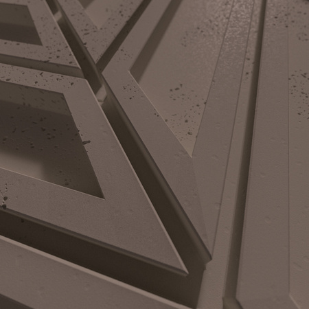 Płyta betonowa na ścianę 3D PB50 1156x600x20, czekoladowy CL02, beton architektoniczny