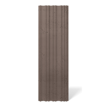 Płyta betonowa na ścianę 3D PB56 1350x430x35, czekoladowy CL02, beton architektoniczny
