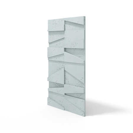 Płyta betonowa na ścianę 3D PB09 1200x600x45, jasny błękit CL06, beton architektoniczny