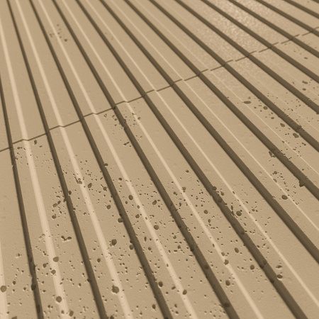 Płyta betonowa na ścianę 3D PB37 1350x600x12, miodowy CL03, beton architektoniczny