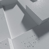 Płyta betonowa na ścianę 3D PB11A 1200x600x40, szary S96, wzór A, beton architektoniczny