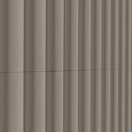 Płyta betonowa na ścianę 3D PB61 1350x500x37, szarobeżowy CL05, beton architektoniczny