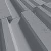 Płyta betonowa na ścianę 3D PB42 1350x600x30, antracytowy B08, beton architektoniczny