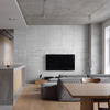 Płyta betonowa na ścianę 2D PA01 600x300x10, jasnoszary S50, beton architektoniczny