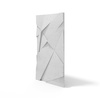 Płyta betonowa na ścianę 3D PB05A 1200x600x48, jasnoszary S50, wzór A, beton architektoniczny