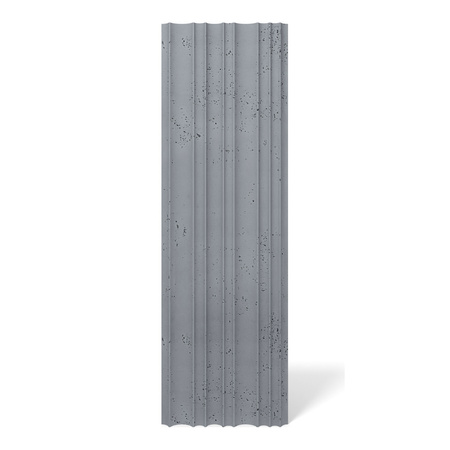 Płyta betonowa na ścianę 3D PB56 1350x430x35, antracytowy B08, beton architektoniczny