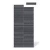 Płyta betonowa na ścianę 3D PB69 5x22,6x2,czarny B15, beton architektoniczny