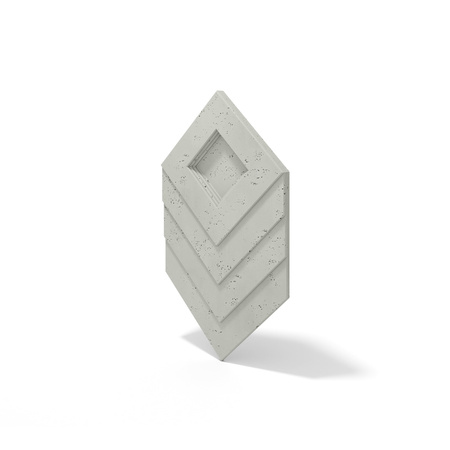 Płyta betonowa na ścianę 3D PB21 1050x600x45, pistacjowy CL08, beton architektoniczny