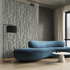Płyta betonowa na ścianę 3D PB27 1200x600x35, zgaszona zieleń CL09, beton architektoniczny