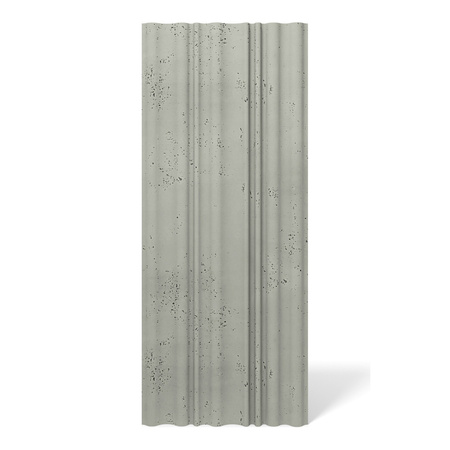 Płyta betonowa na ścianę 3D PB58 1350x560x34, zgaszona zieleń CL09, beton architektoniczny